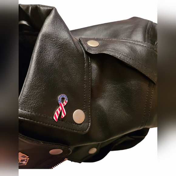 Black Childs size 7 leather coat - Picture 9 of 16